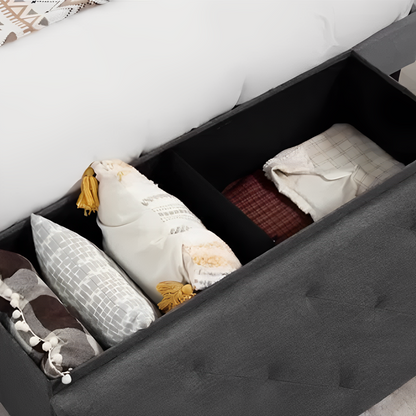 Ottoman Folding Storage Bench